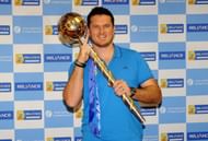 Graeme Smith with ICC Test Championship Mace